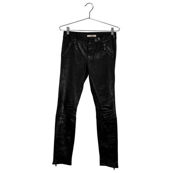J Brand Leather Pants - Picture 1 of 6